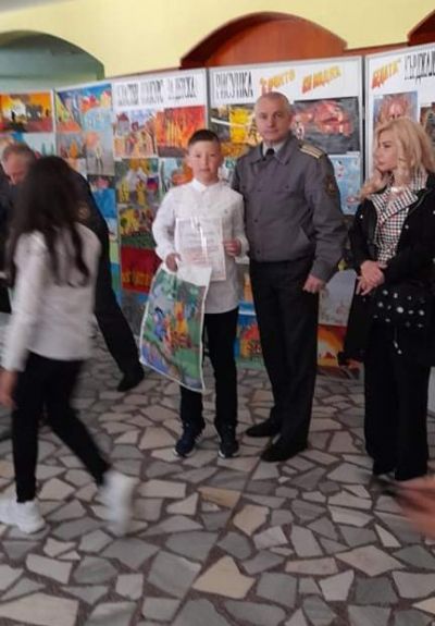 Областен кръг на международния конкурс за детска рисунка "С очите си видях бедата" 2